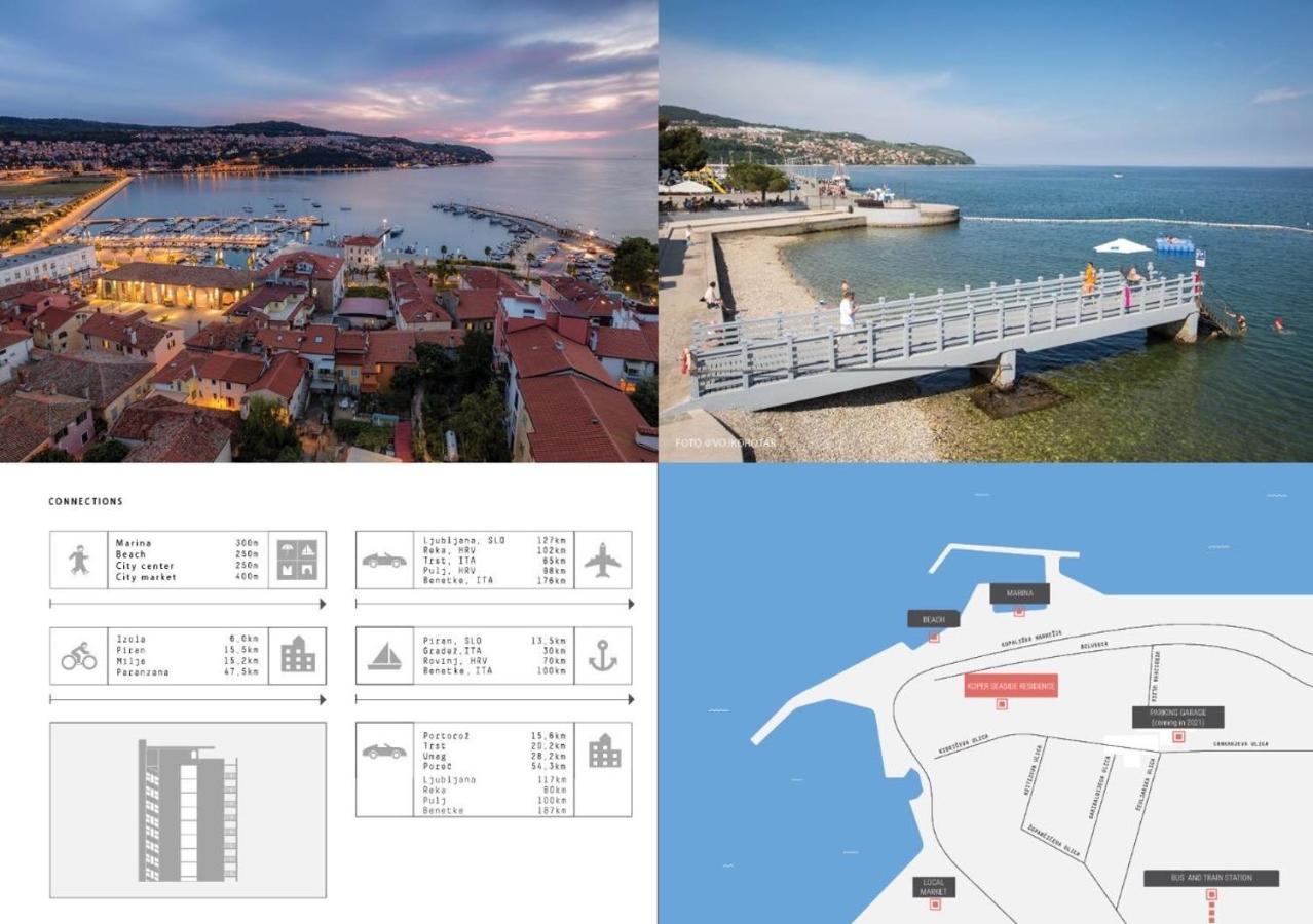 Koper Seaside Residence Екстер'єр фото