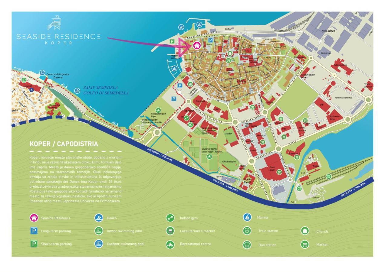 Koper Seaside Residence Екстер'єр фото